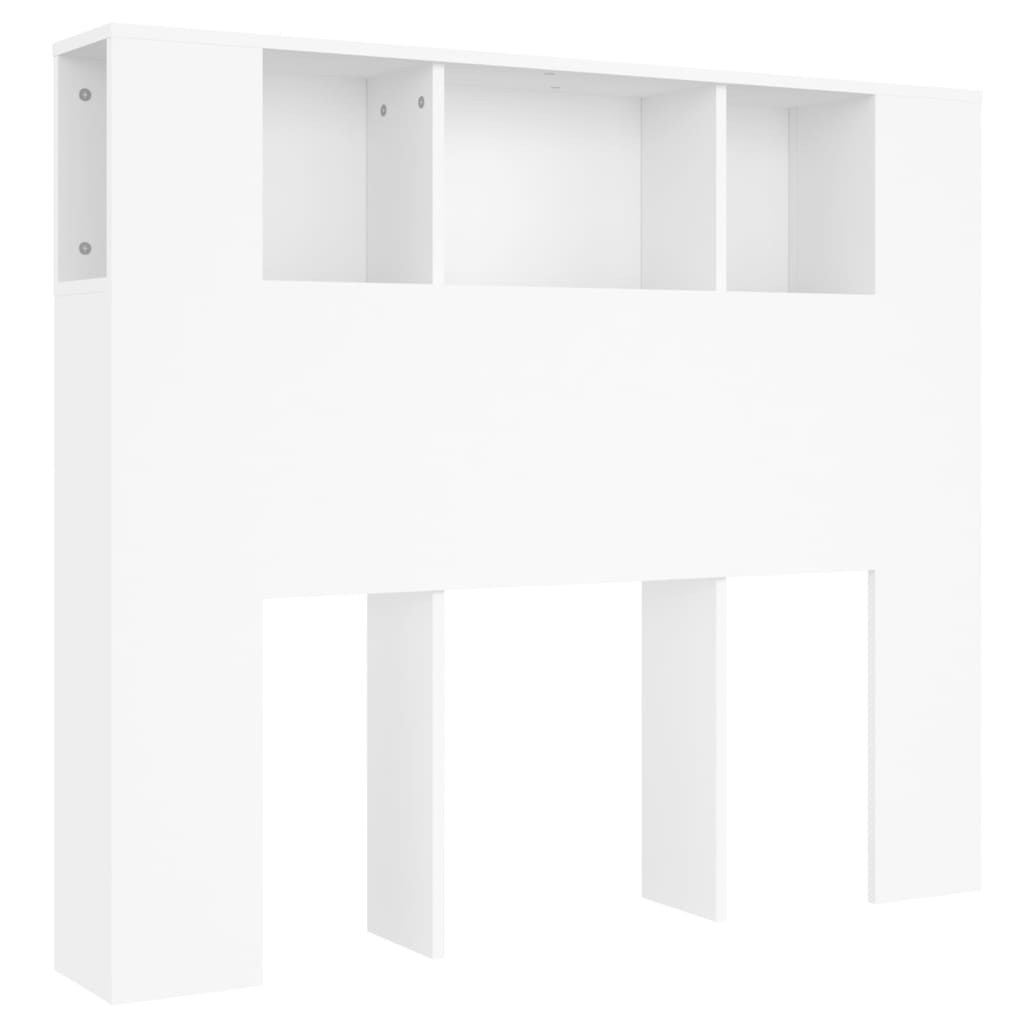 Κεφαλάρι Ντουλάπι Λευκό 120x18,5x102,5 εκ. - Pakobazaar