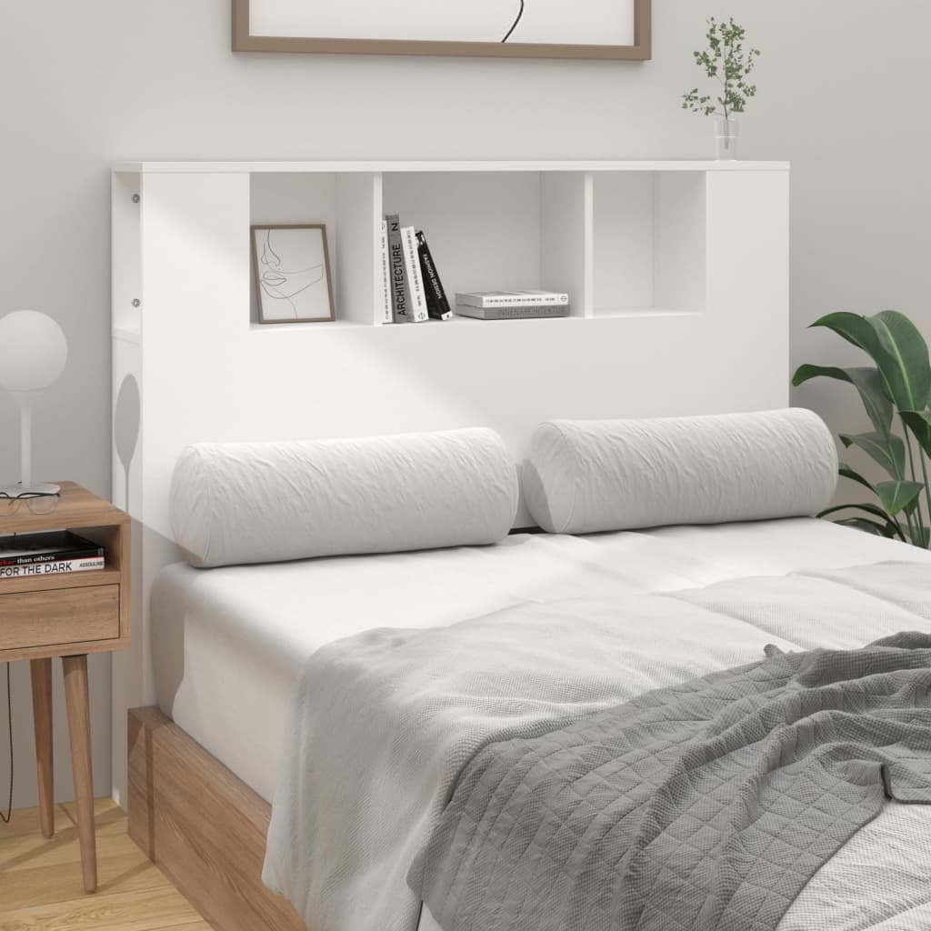 Κεφαλάρι Ντουλάπι Λευκό 120x18,5x102,5 εκ. - Pakobazaar