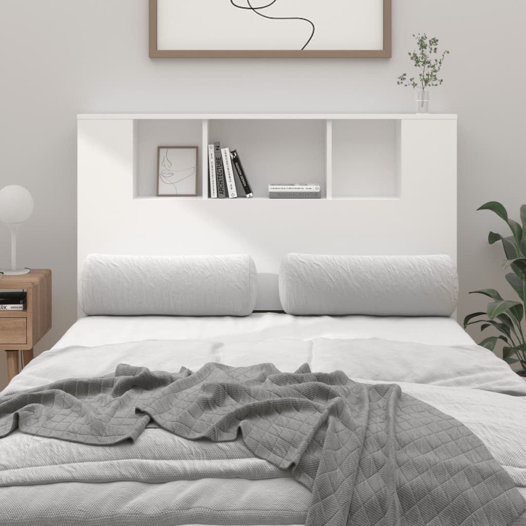 Κεφαλάρι Ντουλάπι Λευκό 120x18,5x102,5 εκ. - Pakobazaar