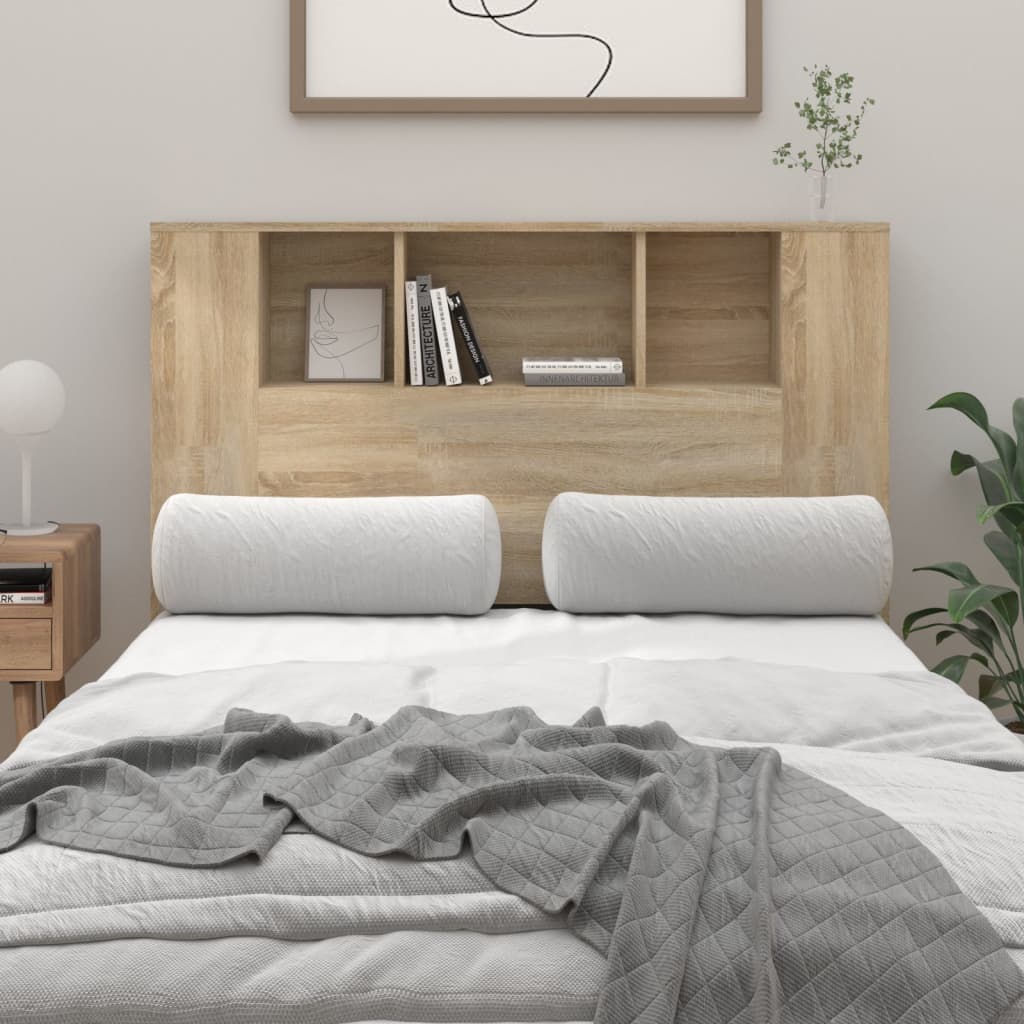Κεφαλάρι Με Αποθηκευτικό Χώρο Sonoma Δρυς 120x18,5x102,5 εκ. - Pakobazaar