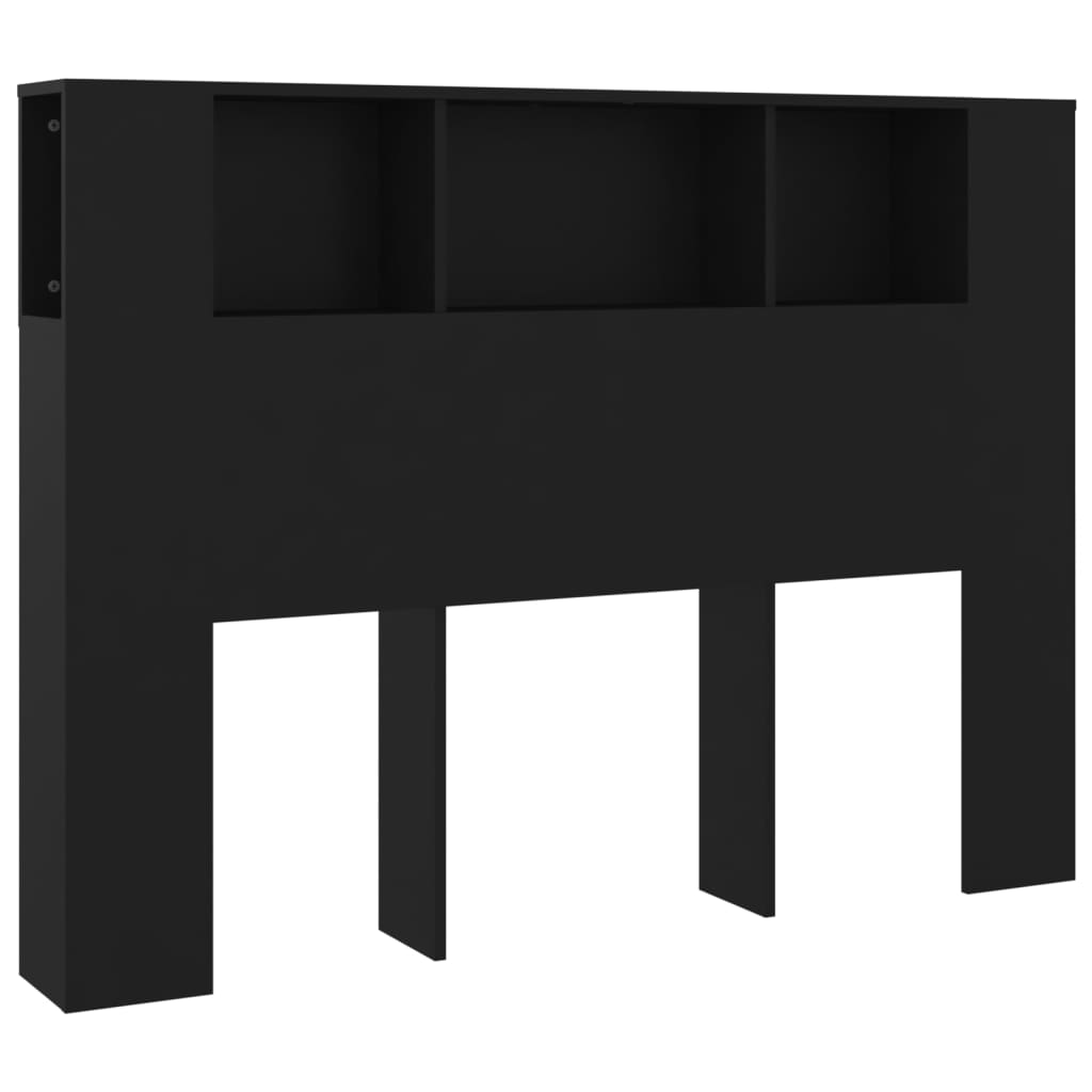 Κεφαλάρι Με Αποθηκευτικό Χώρο Μαύρο 140 x 18,5 x 104,5 εκ. - Pakobazaar
