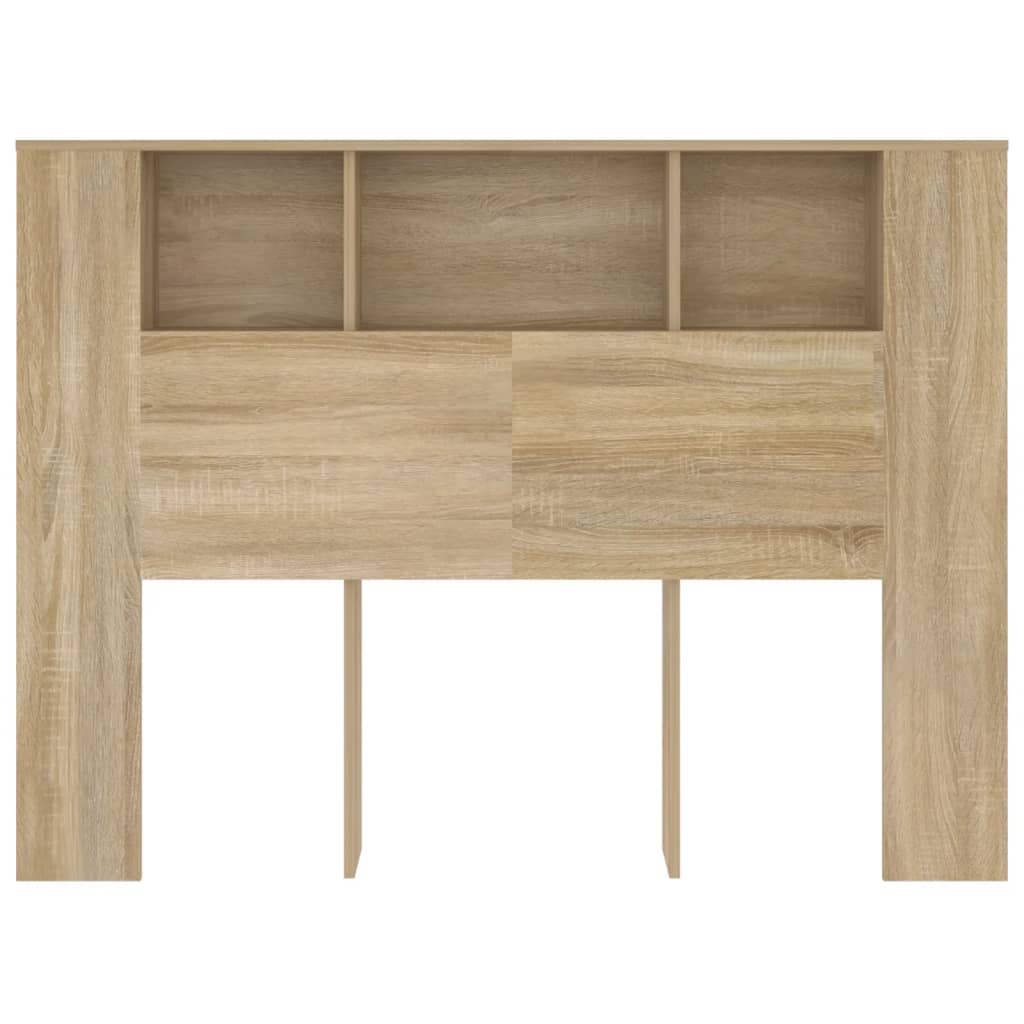 Κεφαλάρι Με Αποθηκευτικό Χώρο Sonoma Δρυς 140x18,5x104,5 εκ. - Pakobazaar