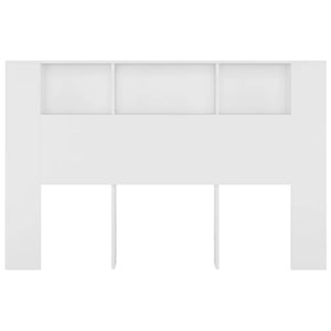Κεφαλάρι Με Αποθηκευτικό Χώρο Λευκό 160 x 18,5 x 104,5 εκ.