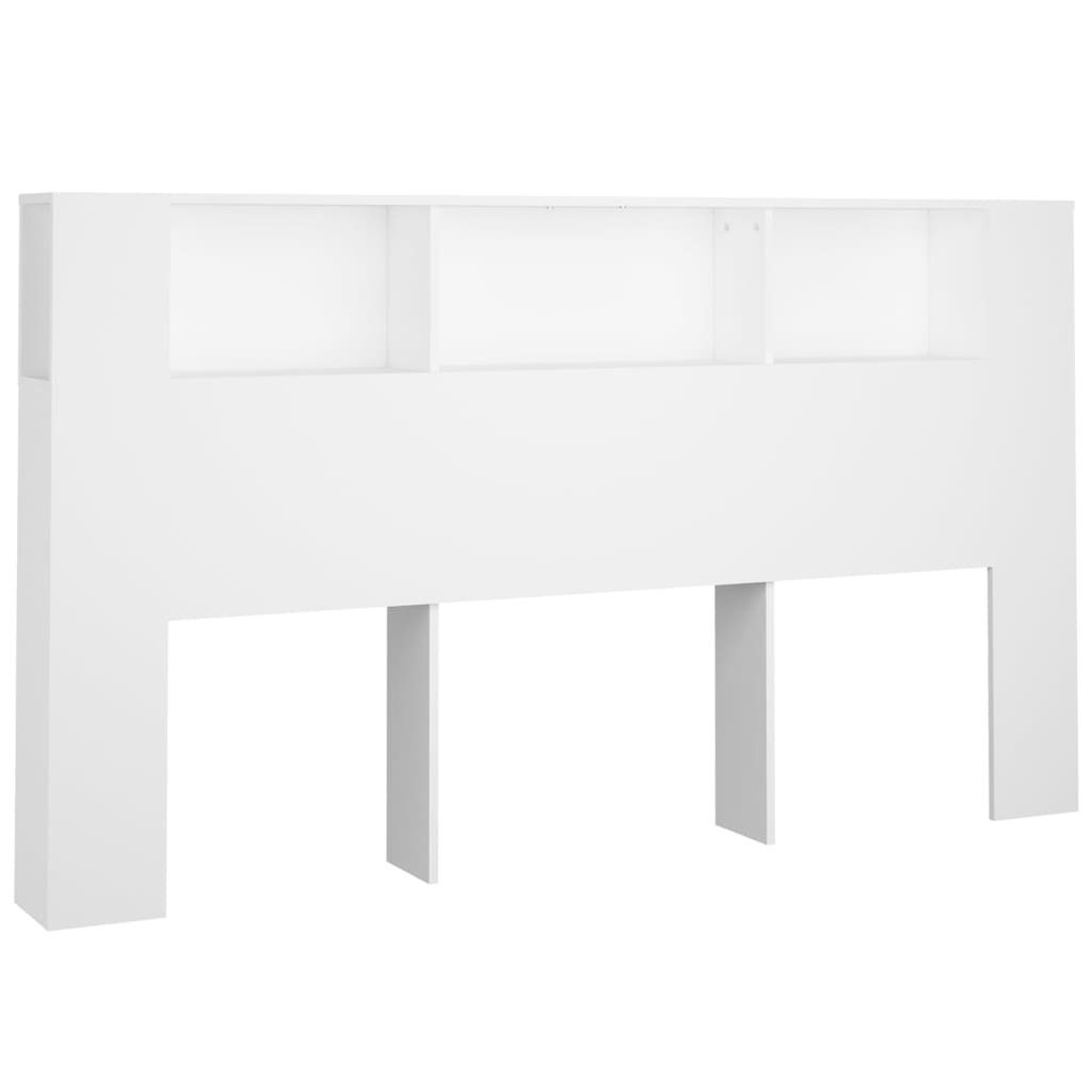 Κεφαλάρι Με Αποθηκευτικό Χώρο Λευκό 180 x 18,5 x 104,5 εκ.
