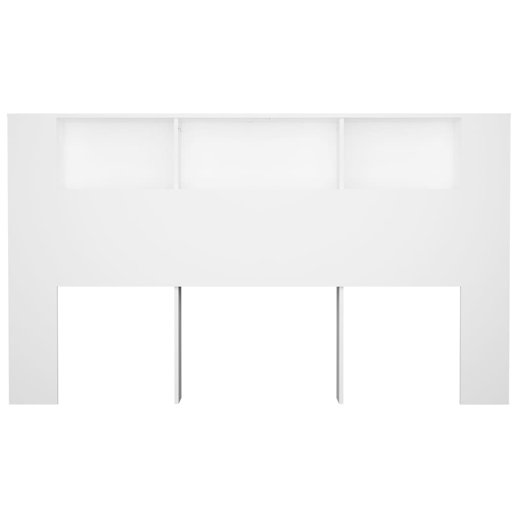 Κεφαλάρι Με Αποθηκευτικό Χώρο Λευκό 180 x 18,5 x 104,5 εκ.