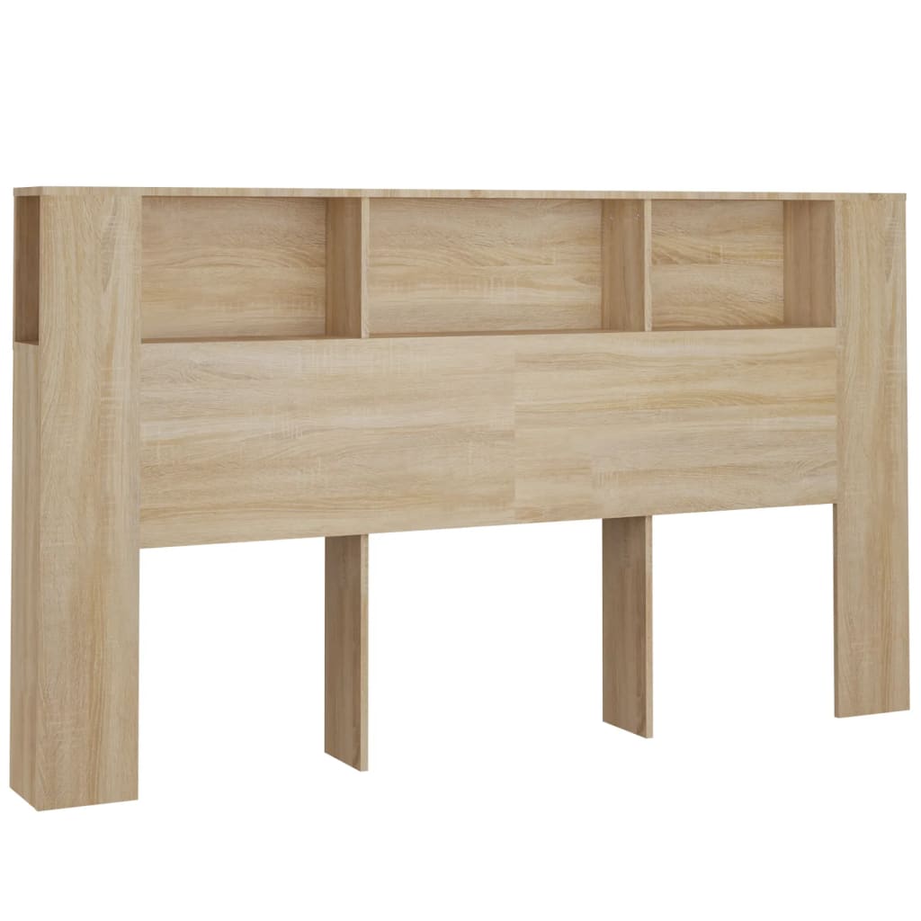 Κεφαλάρι Με Αποθηκευτικό Χώρο Sonoma Δρυς 180x18,5x104,5 εκ.