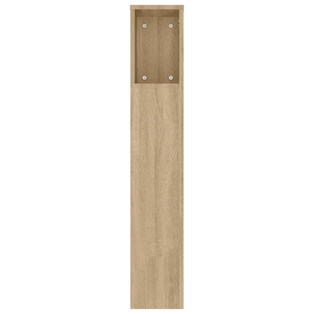 Κεφαλάρι Με Αποθηκευτικό Χώρο Sonoma Δρυς 180x18,5x104,5 εκ.