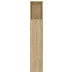 Κεφαλάρι Με Αποθηκευτικό Χώρο Sonoma Δρυς 180x18,5x104,5 εκ.