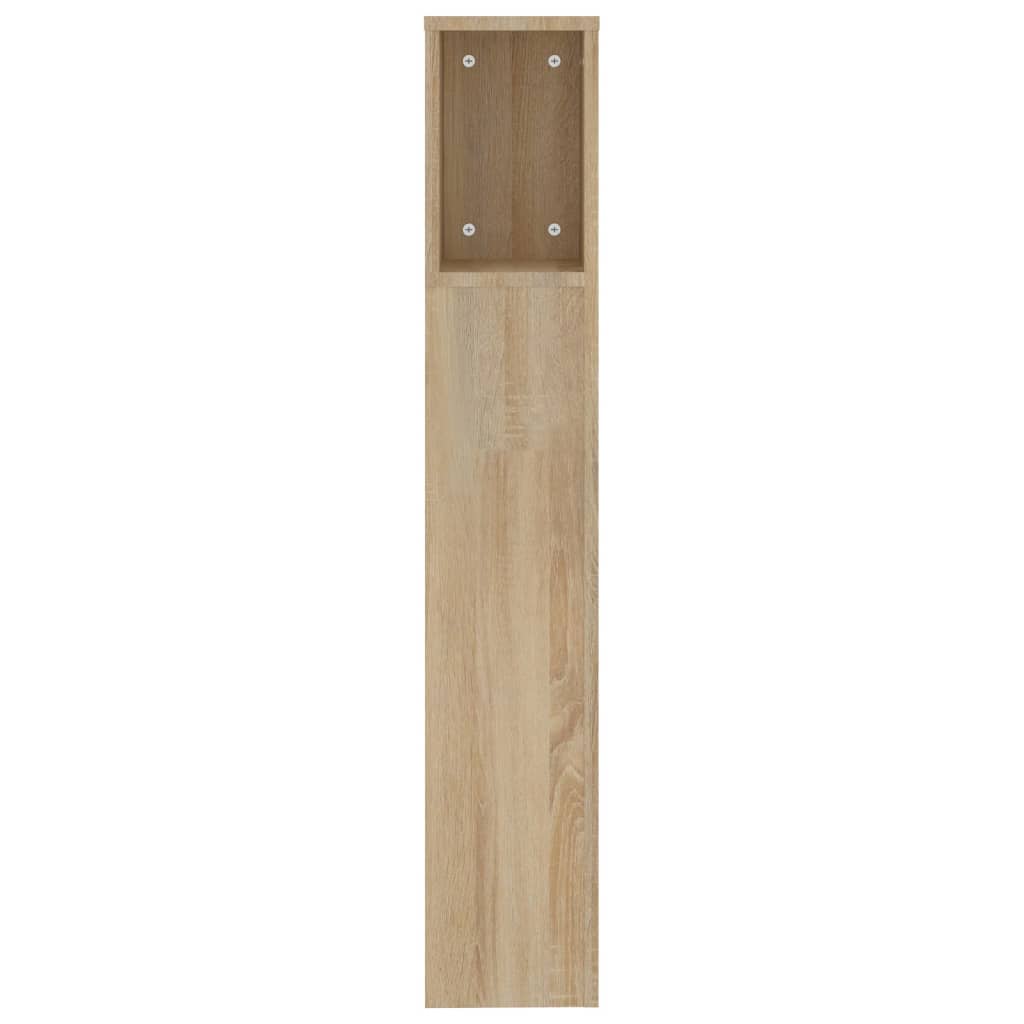 Κεφαλάρι Με Αποθηκευτικό Χώρο Sonoma Δρυς 200x18,5x104,5 εκ.