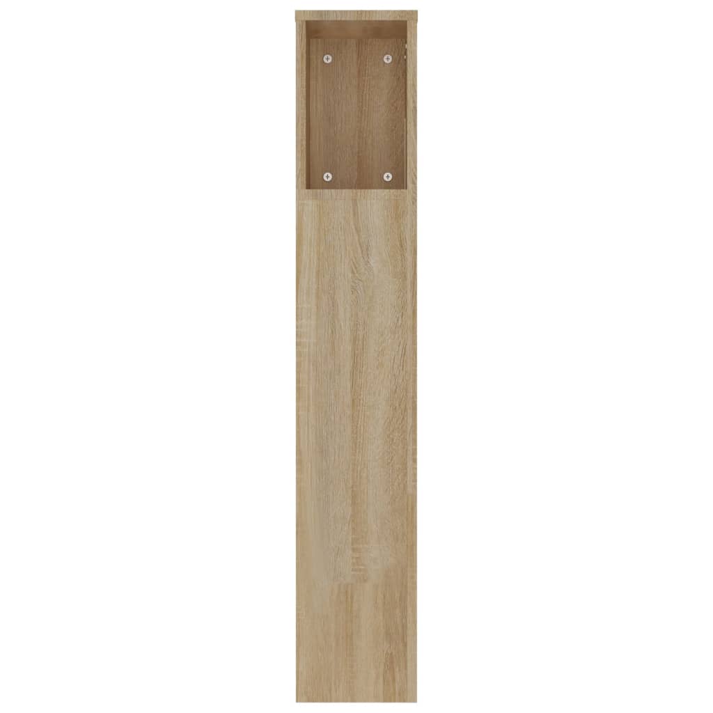 Κεφαλάρι Με Αποθηκευτικό Χώρο Sonoma Δρυς 220x18,5x104,5 εκ.