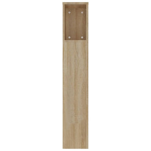 Κεφαλάρι Με Αποθηκευτικό Χώρο Sonoma Δρυς 220x18,5x104,5 εκ.