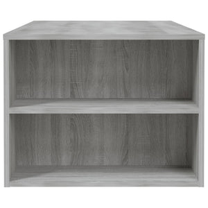 Τραπεζάκι Σαλονιού Γκρι Sonoma 102x55x42 εκ. Επεξεργασμένο Ξύλο