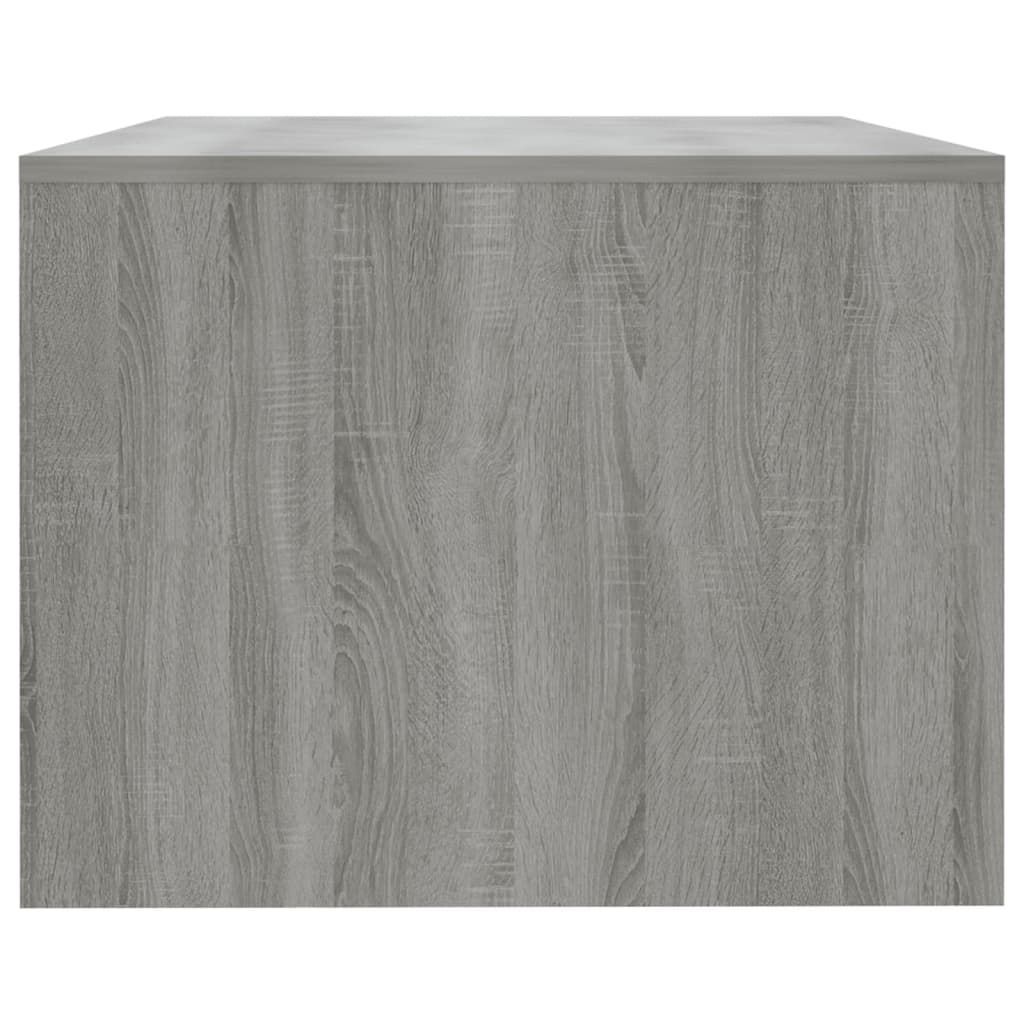Τραπεζάκι Σαλονιού Γκρι Sonoma 102x55x42 εκ. Επεξεργασμένο Ξύλο