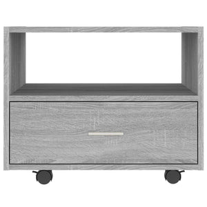 Τραπεζάκι Σαλονιού Γκρι Sonoma 55x55x40 εκ. Επεξεργασμένο Ξύλο