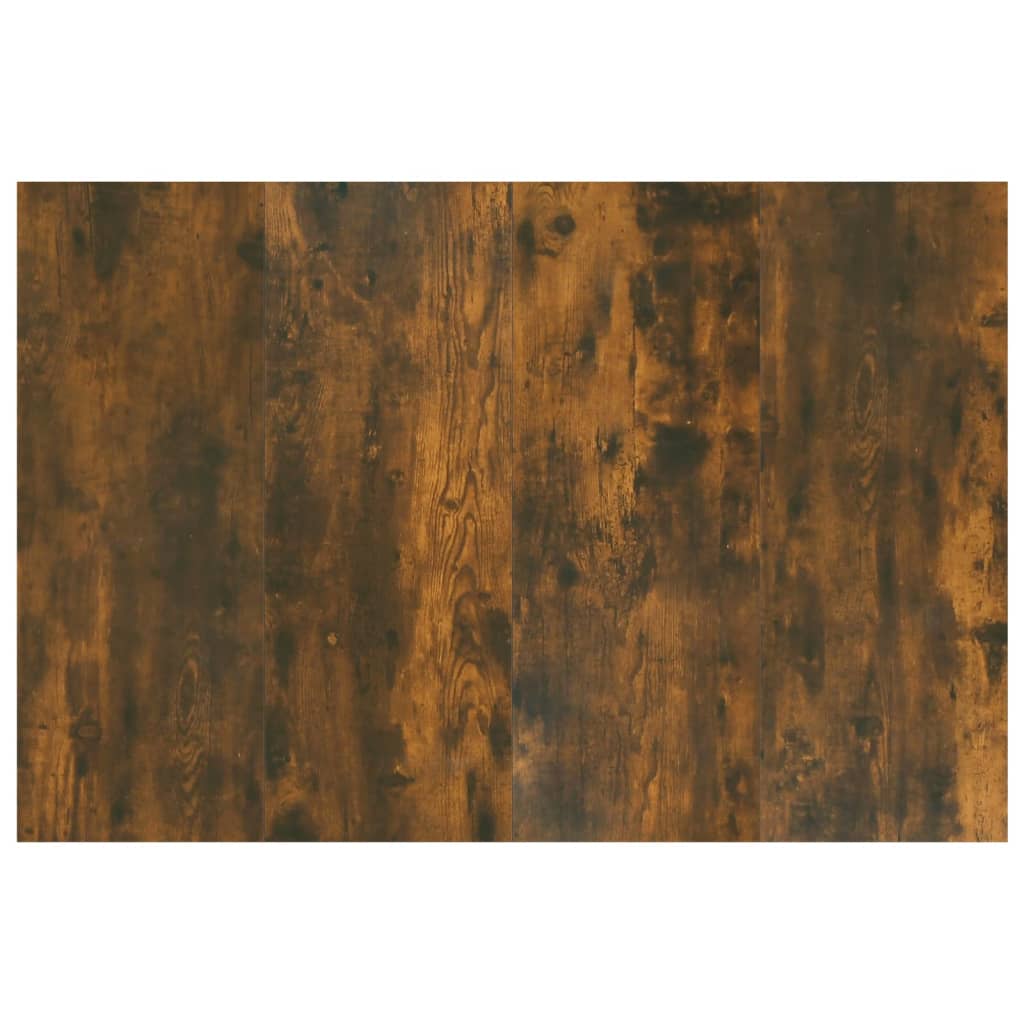 Κεφαλάρι Κρεβατιού Καπνιστή Δρυς 120x1,5x80 εκ. Επεξεργασ. Ξύλο