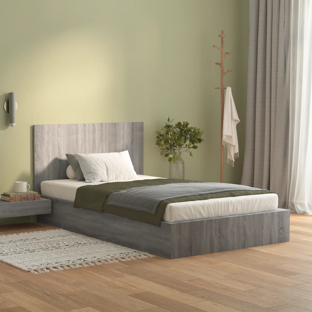Κεφαλάρι Κρεβατιού Γκρι Sonoma 120x1,5x80 εκ. Επεξεργ. Ξύλο - Pakobazaar