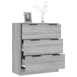 Ντουλάπι Γκρι Sonoma 60 x 30 x 70 εκ. από Επεξεργασμένο Ξύλο - Pakobazaar
