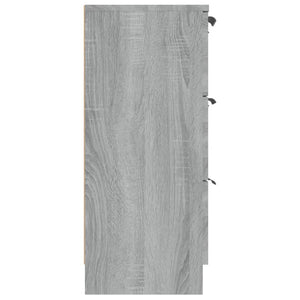Ντουλάπι Γκρι Sonoma 60 x 30 x 70 εκ. από Επεξεργασμένο Ξύλο - Pakobazaar