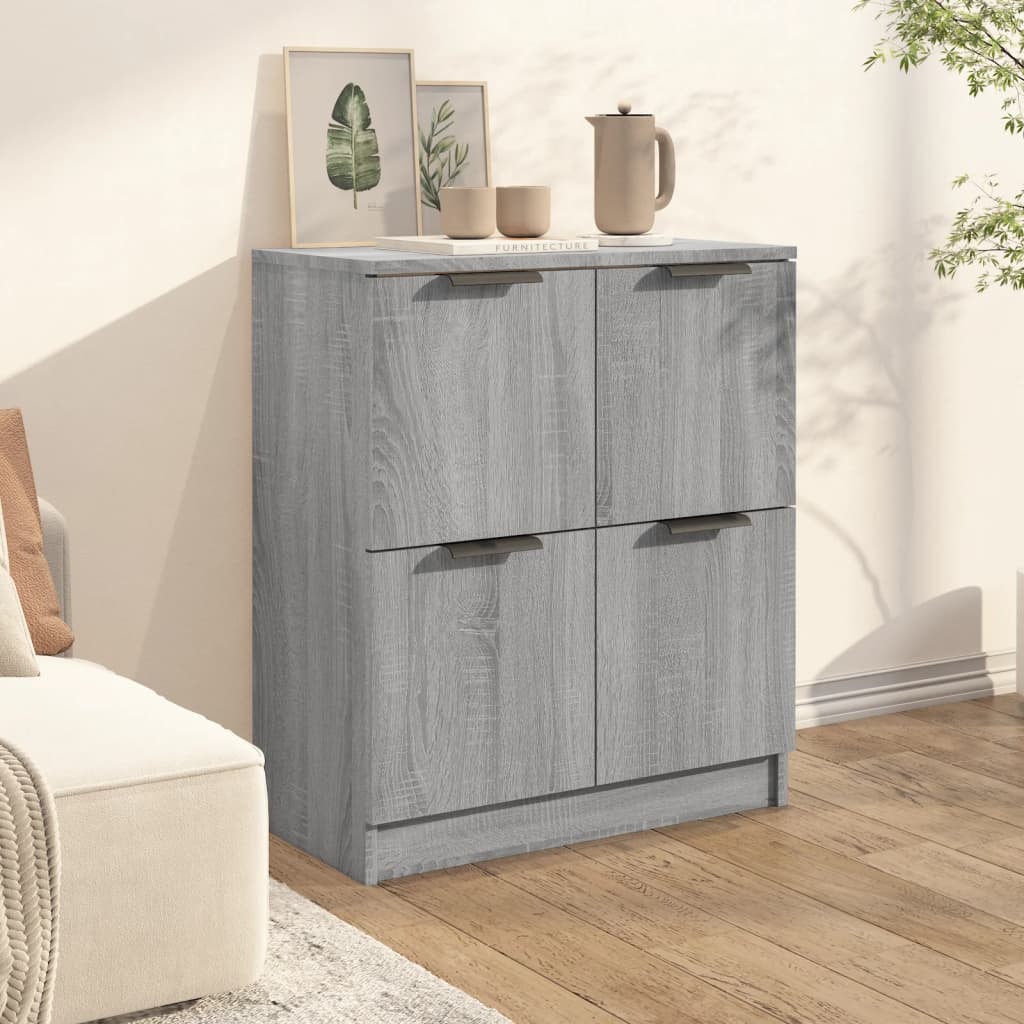 Ντουλάπι Γκρι Sonoma 60 x 30 x 70 εκ. από Επεξεργασμένο Ξύλο - Pakobazaar