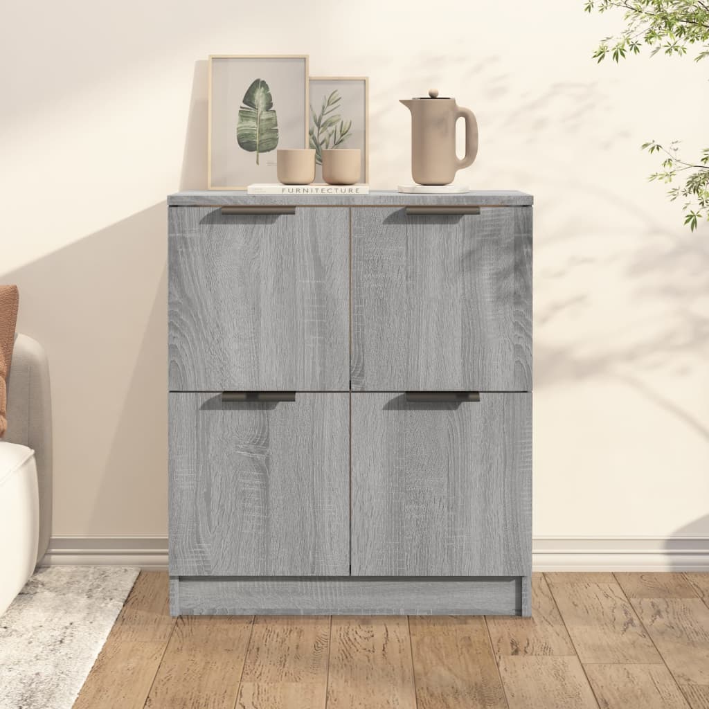 Ντουλάπι Γκρι Sonoma 60 x 30 x 70 εκ. από Επεξεργασμένο Ξύλο - Pakobazaar