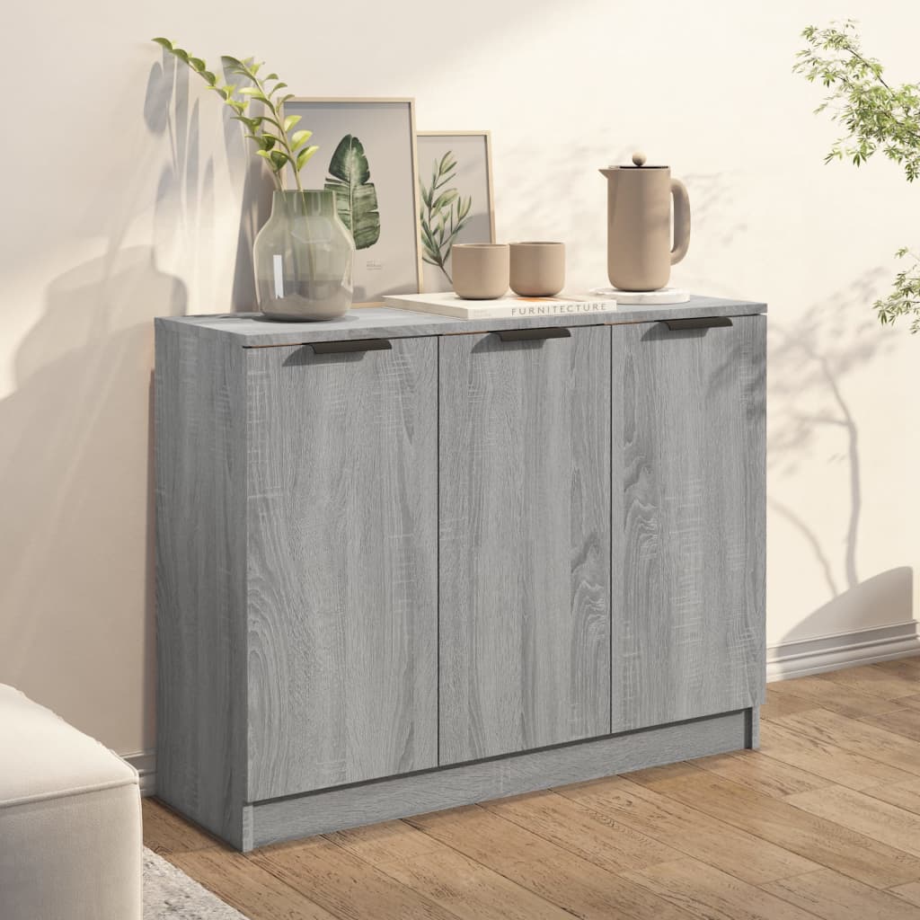 Ντουλάπι Γκρι Sonoma 90,5 x 30 x 70 εκ. από Επεξεργασμένο Ξύλο