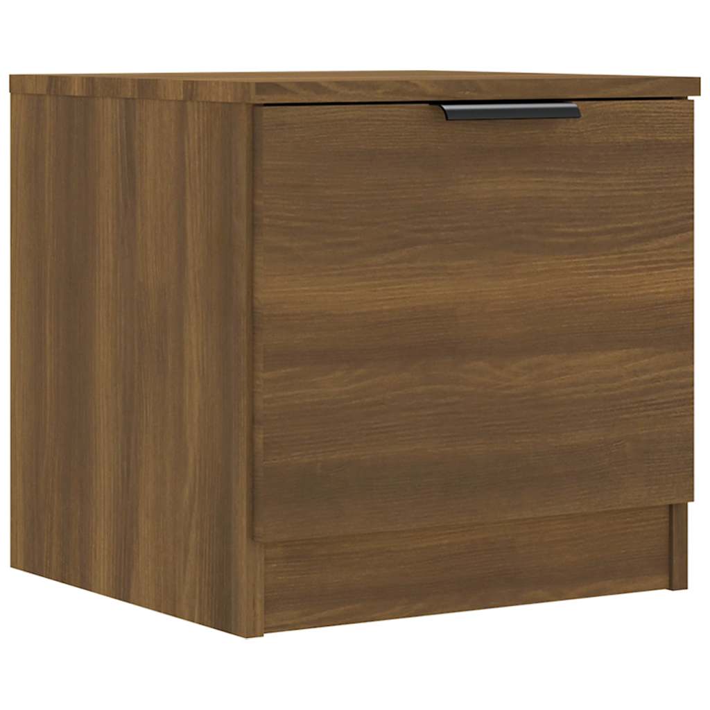 Κομοδίνο Καφέ Δρυς 40 x 39 x 40 εκ.