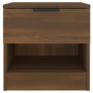 Κομοδίνα 2 pcs 40 x 39 x 40 εκ. Επεξεργασμένο ξύλο