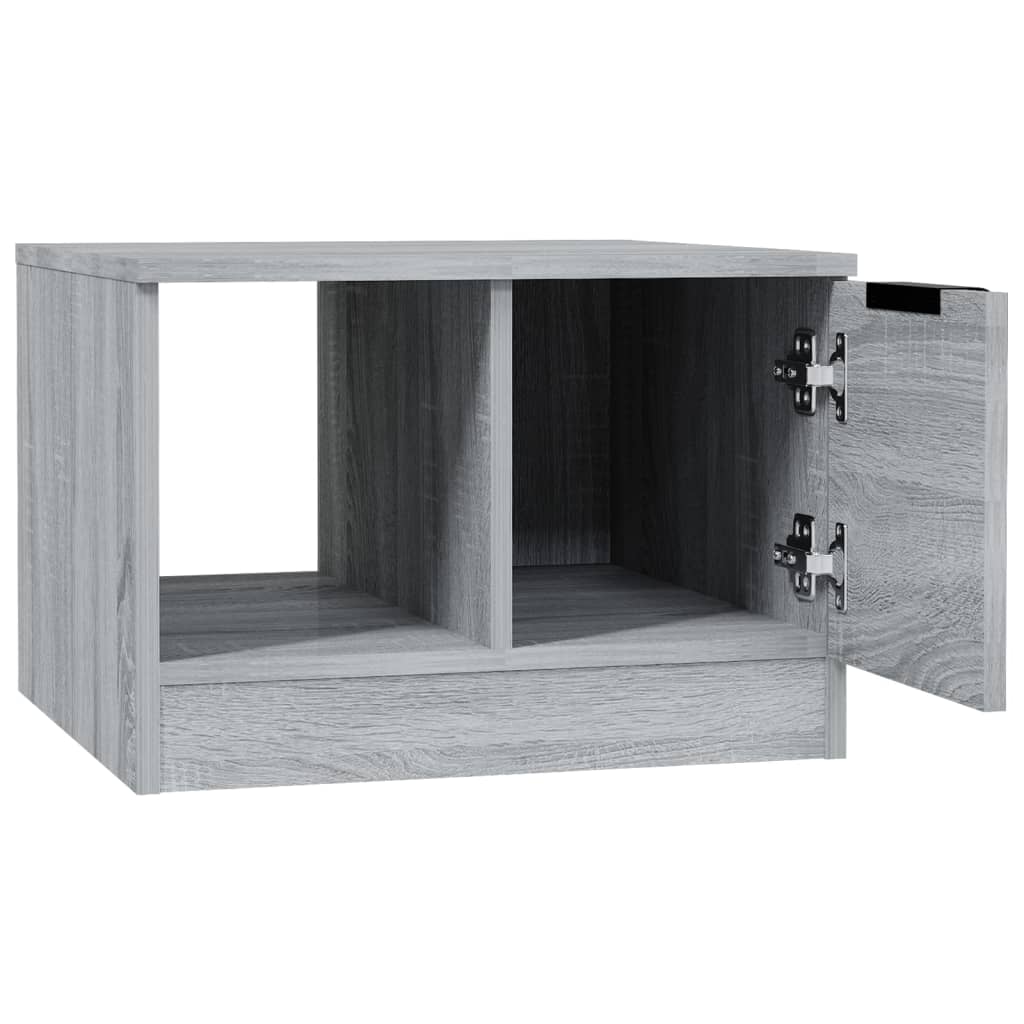 Τραπεζάκι Σαλονιού Γκρι Sonoma 50x50x36 εκ. Επεξεργασμένο Ξύλο - Pakobazaar