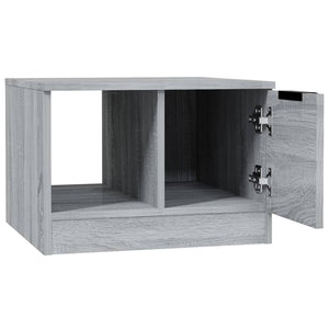 Τραπεζάκι Σαλονιού Γκρι Sonoma 50x50x36 εκ. Επεξεργασμένο Ξύλο - Pakobazaar
