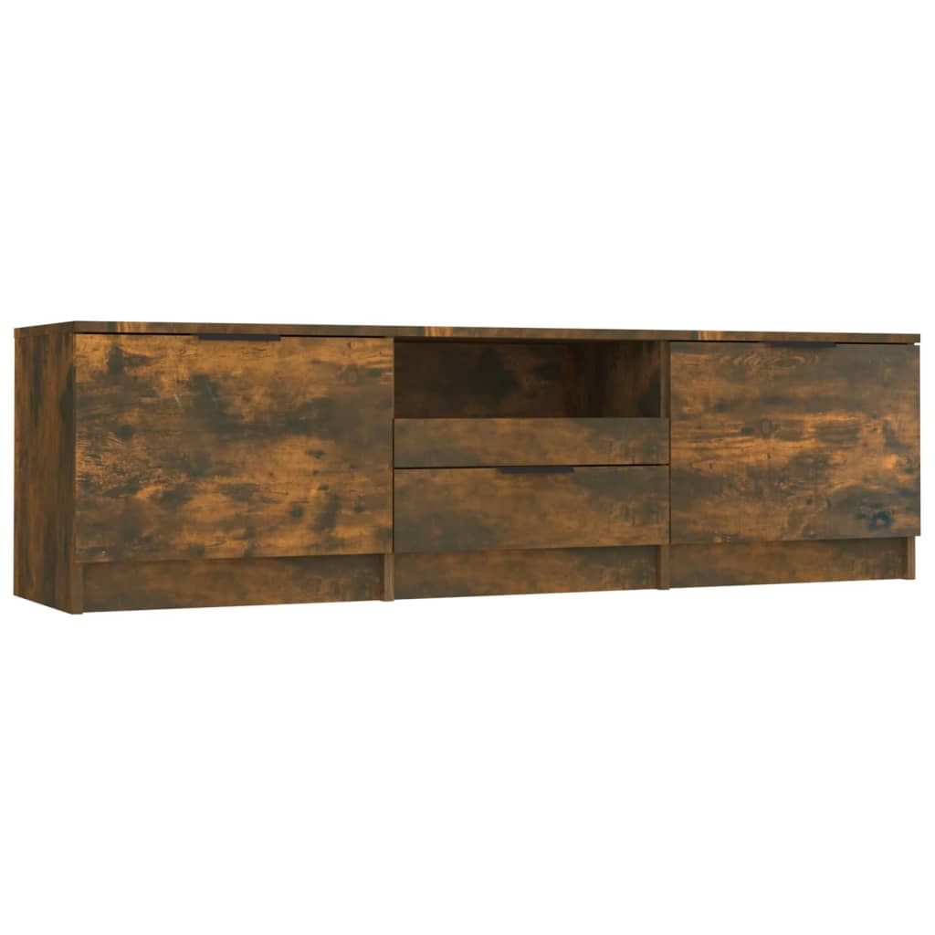 Έπιπλο Τηλεόρασης Καπνιστή Δρυς 140x35x40 εκ Επεξεργασμένο Ξύλο - Pakobazaar