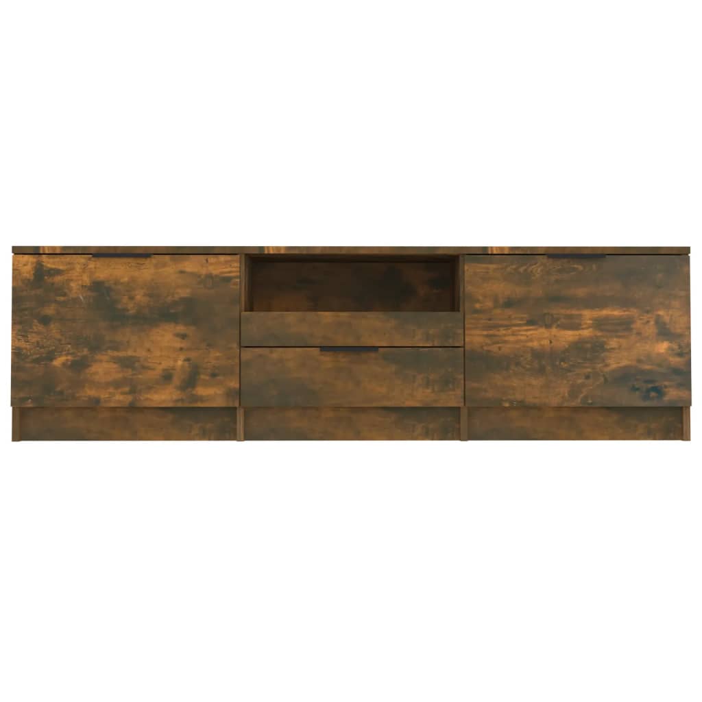 Έπιπλο Τηλεόρασης Καπνιστή Δρυς 140x35x40 εκ Επεξεργασμένο Ξύλο - Pakobazaar
