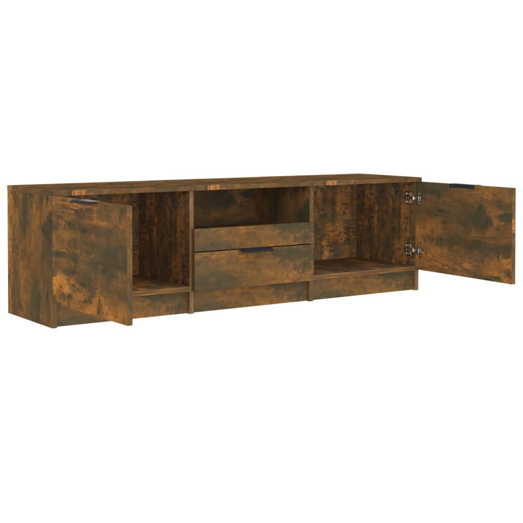 Έπιπλο Τηλεόρασης Καπνιστή Δρυς 140x35x40 εκ Επεξεργασμένο Ξύλο - Pakobazaar
