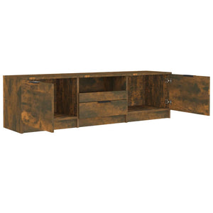Έπιπλο Τηλεόρασης Καπνιστή Δρυς 140x35x40 εκ Επεξεργασμένο Ξύλο - Pakobazaar