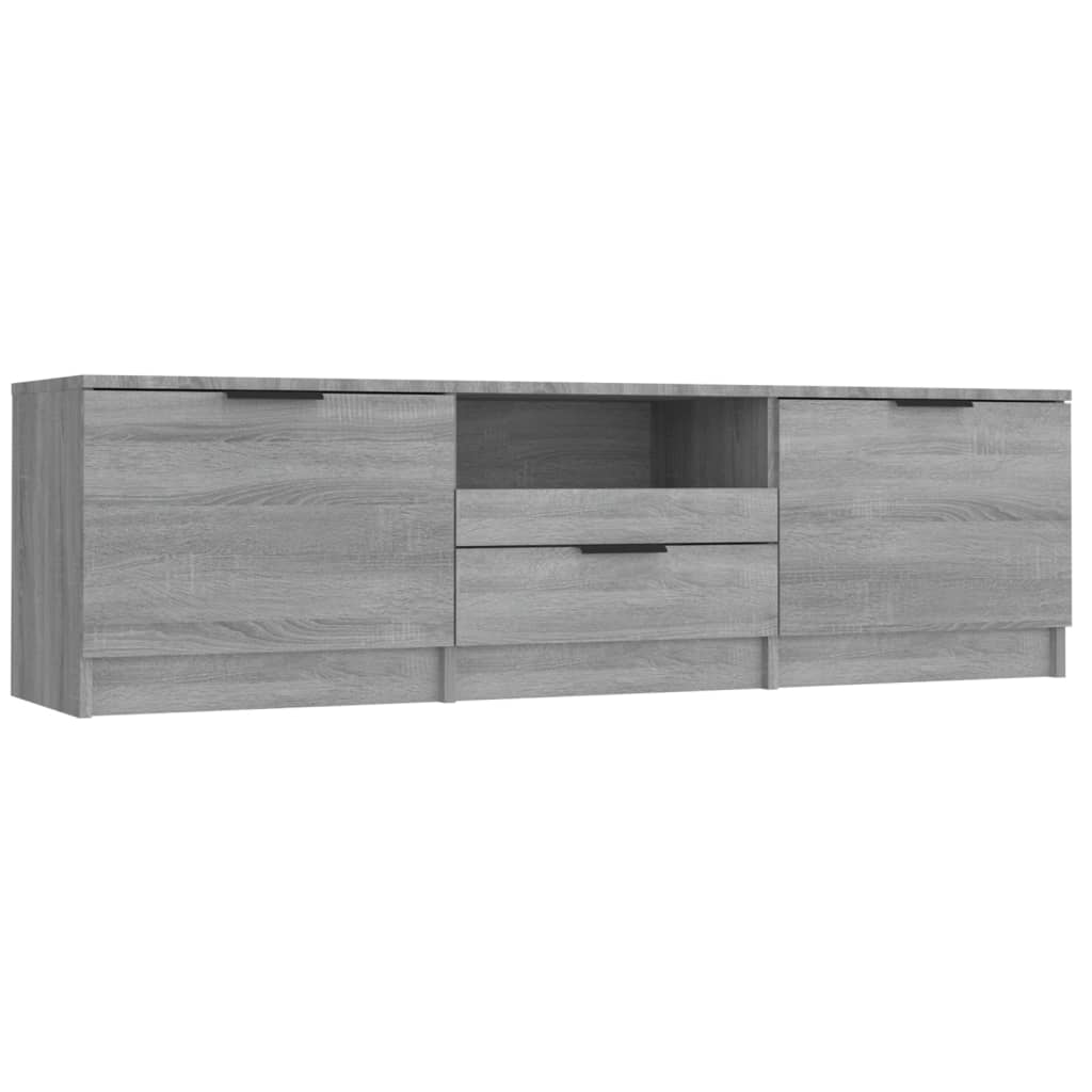 Έπιπλο Τηλεόρασης Γκρι Sonoma 140x35x40 εκ. Επεξεργασμένο Ξύλο - Pakobazaar