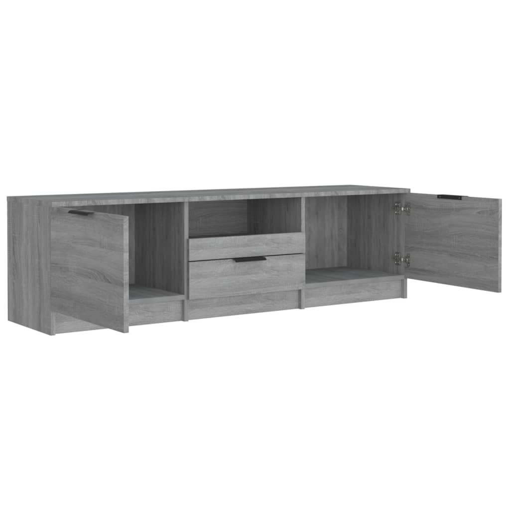Έπιπλο Τηλεόρασης Γκρι Sonoma 140x35x40 εκ. Επεξεργασμένο Ξύλο - Pakobazaar