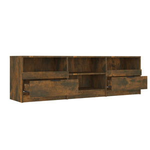 Έπιπλο Τηλεόρασης Καπνιστή Δρυς 150x33,5x45 εκ. Επεξεργ. Ξύλο