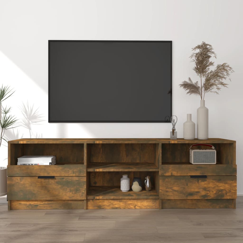 Έπιπλο Τηλεόρασης Καπνιστή Δρυς 150x33,5x45 εκ. Επεξεργ. Ξύλο