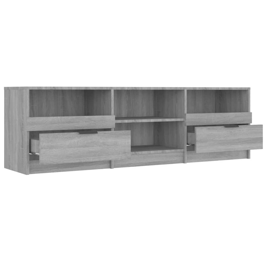 Έπιπλο Τηλεόρασης Γκρι Sonoma 150x33,5x45 εκ. από Επεξεργ. Ξύλο