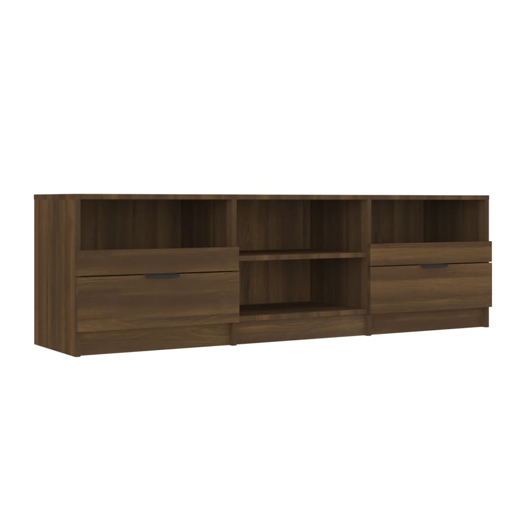 Έπιπλο Τηλεόρασης Καφέ Δρυς 150x33,5x45 εκ. Επεξεργασμένο Ξύλο