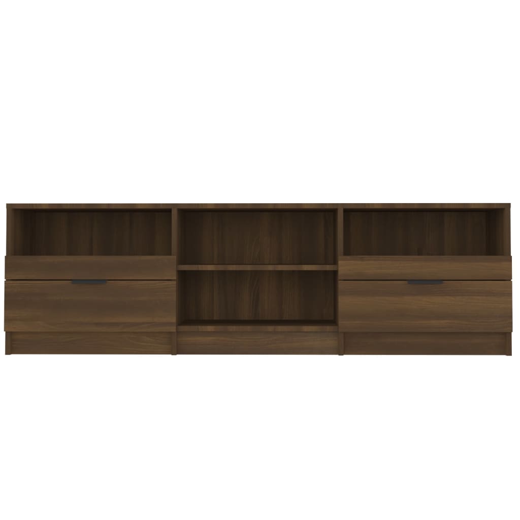 Έπιπλο Τηλεόρασης Καφέ Δρυς 150x33,5x45 εκ. Επεξεργασμένο Ξύλο