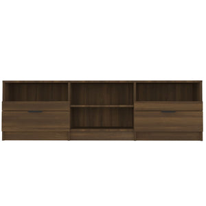 Έπιπλο Τηλεόρασης Καφέ Δρυς 150x33,5x45 εκ. Επεξεργασμένο Ξύλο