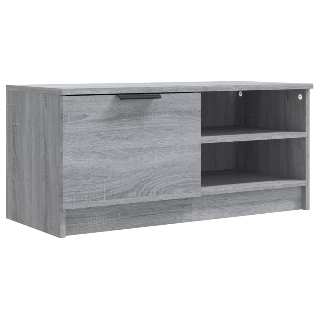 Έπιπλο Τηλεόρασης Γκρι Sonoma 80x35x36,5 εκ. Επεξεργασμένο Ξύλο - Pakobazaar
