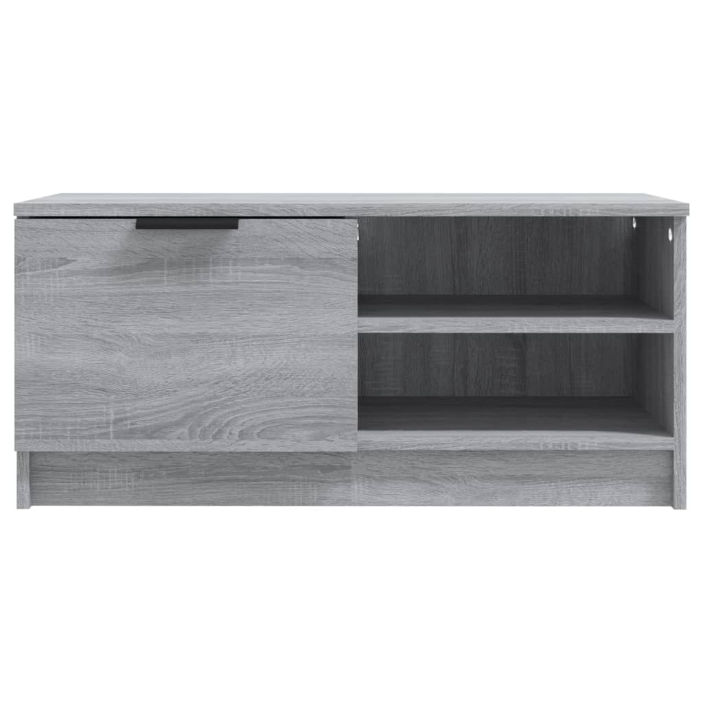 Έπιπλο Τηλεόρασης Γκρι Sonoma 80x35x36,5 εκ. Επεξεργασμένο Ξύλο - Pakobazaar