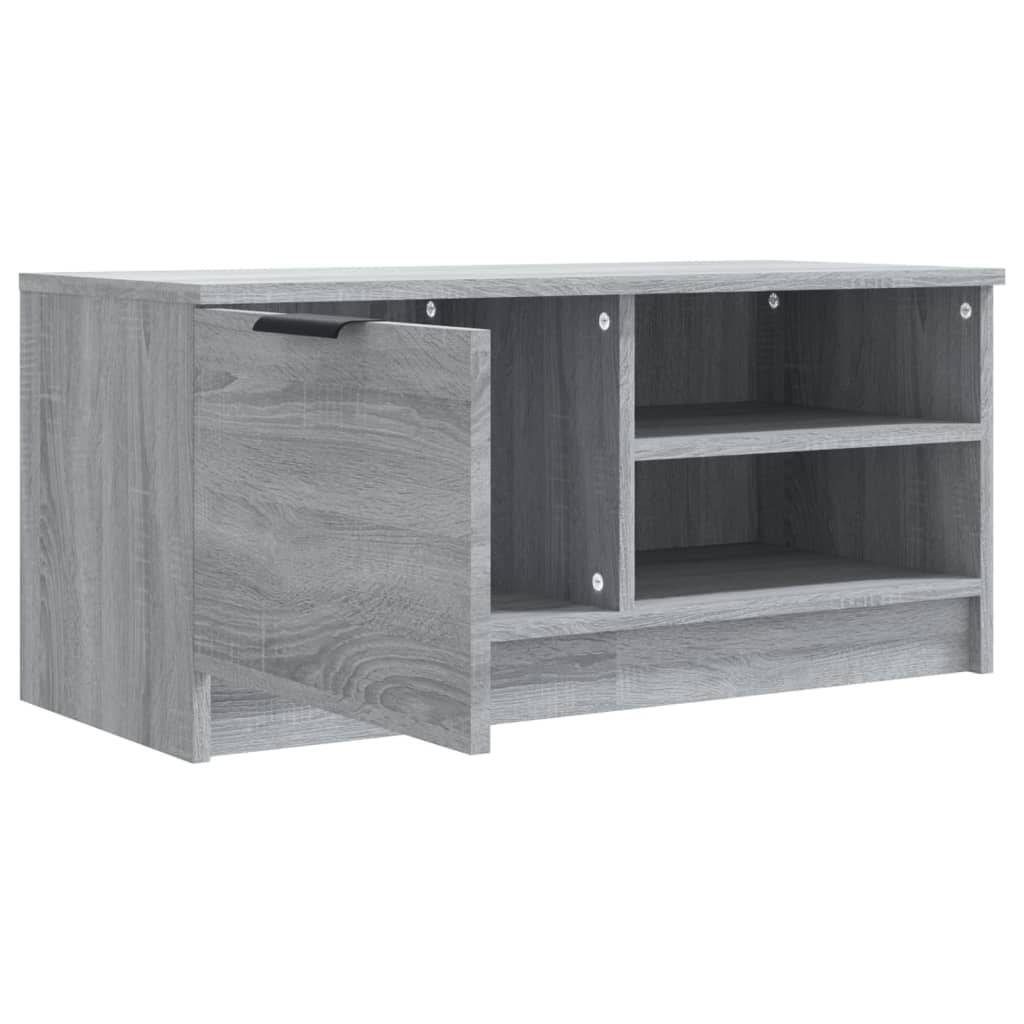 Έπιπλο Τηλεόρασης Γκρι Sonoma 80x35x36,5 εκ. Επεξεργασμένο Ξύλο - Pakobazaar
