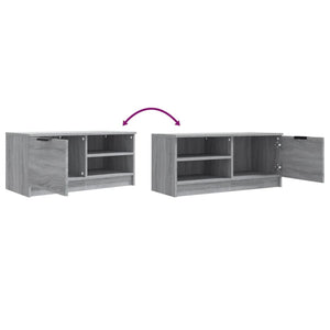 Έπιπλο Τηλεόρασης Γκρι Sonoma 80x35x36,5 εκ. Επεξεργασμένο Ξύλο - Pakobazaar