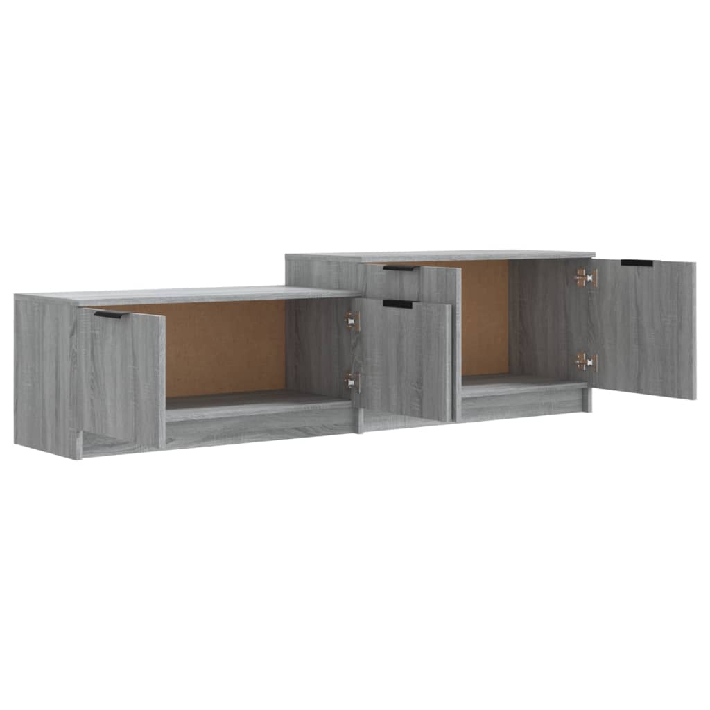 Έπιπλο Τηλεόρασης Γκρι Sonoma 158,5x36x45εκ. Επεξεργασμένο Ξύλο