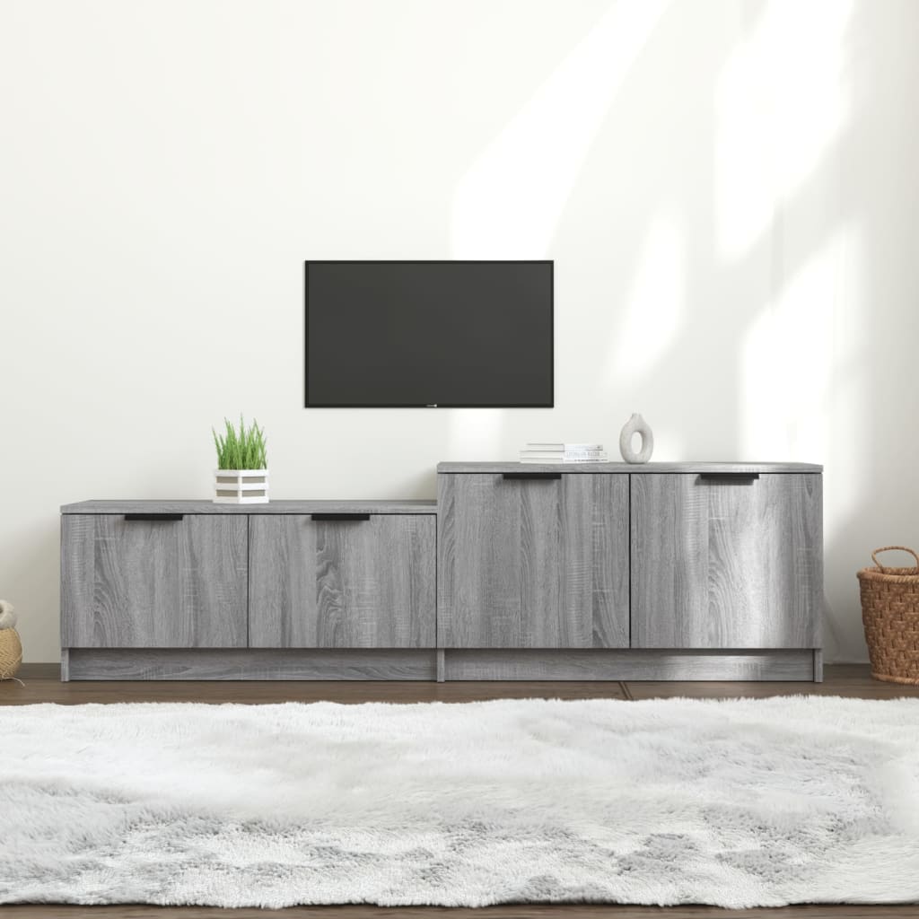 Έπιπλο Τηλεόρασης Γκρι Sonoma 158,5x36x45εκ. Επεξεργασμένο Ξύλο