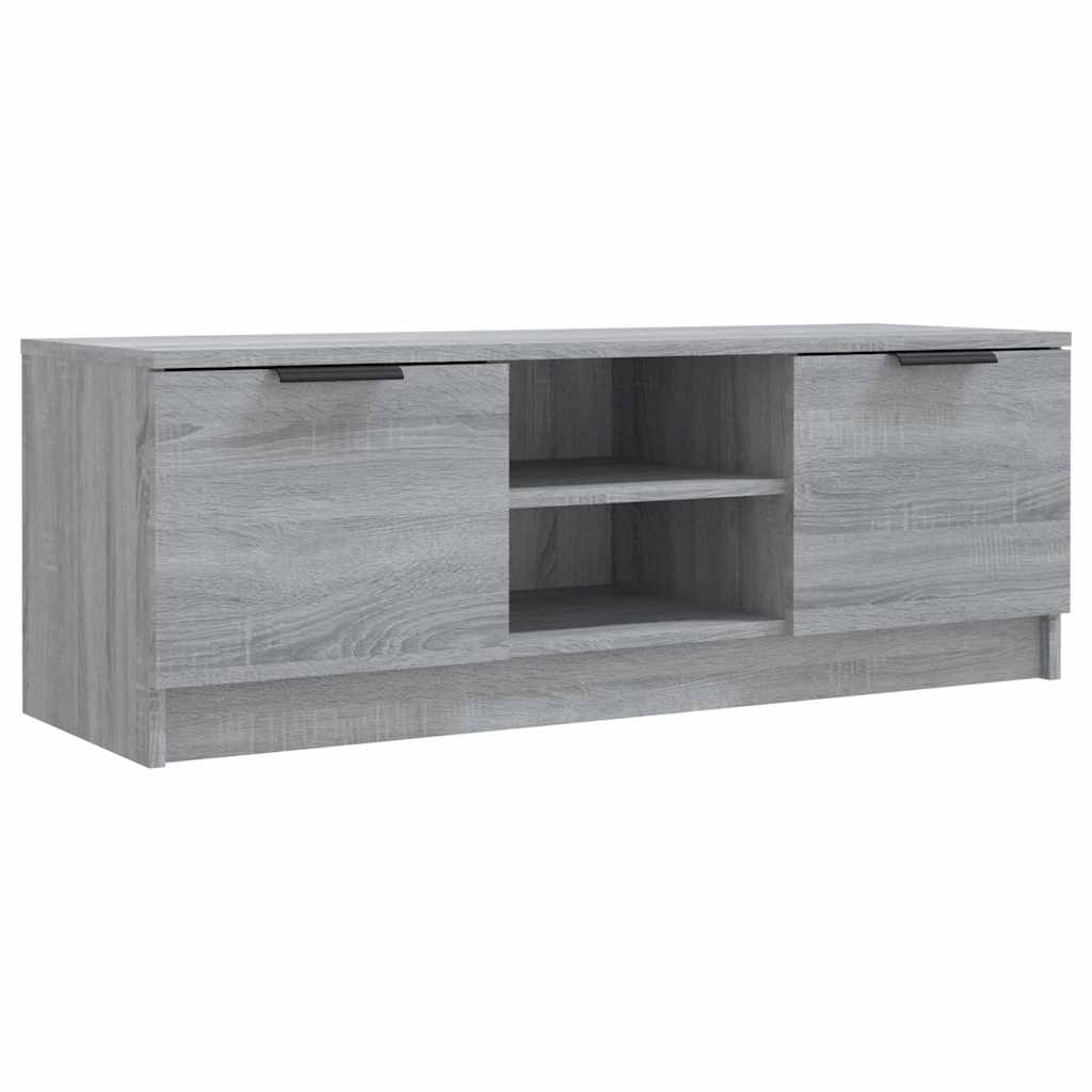 Έπιπλο Τηλεόρασης Γκρι Sonoma 102x35x36,5εκ. Επεξεργασμένο Ξύλο