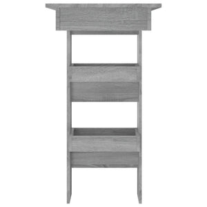 Τραπέζι Μπαρ Τοίχου Γκρι Sonoma 102x45x103,5 εκ. Επεξεργ. Ξύλο