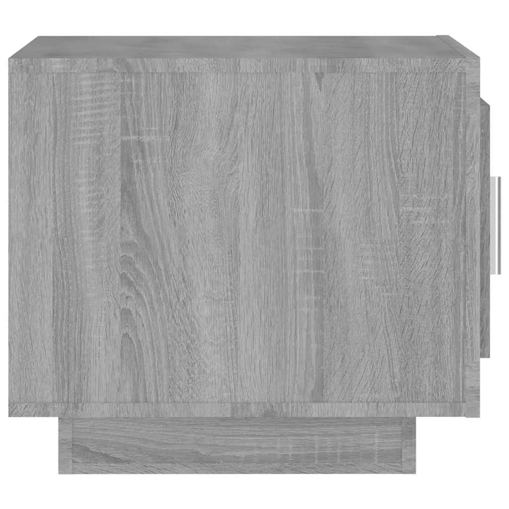 Τραπεζάκι Σαλονιού Γκρι Sonoma 51x50x45 εκ. από Επεξεργ. Ξύλο